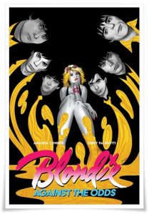 Book cover: “Blondie: Against the Odds” by Amanda Conner & Jimmy Palmiotti; ill. Montos (Z2 Comics, 2023)