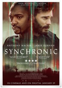 Film poster: “Synchronic” dir. Justin Benson & Aaron Moorhead (2019)