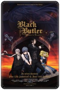 Film poster: “Black Butler: Book of the Atlantic” dir. Noriyuki Abe (2017)