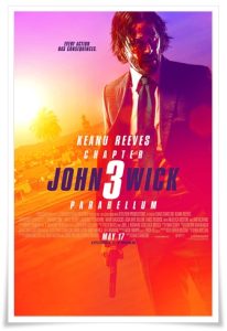 Film poster: “John Wick: Chapter 3 – Parabellum” dir. Chad Stahelski (2019)