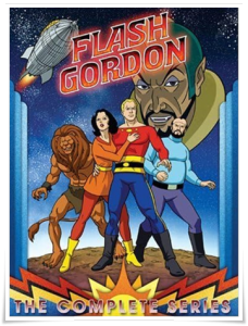 DVD cover: "Flash Gordon, The Complete Series"; review of “Flash Gordon, Season 1” (NBC, 1979-1980)