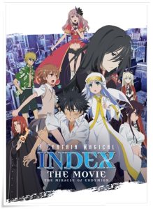 Film poster: “A Certain Magical Index: The Movie – The Miracle of Endymion” dir. Hiroshi Nishikiori (2013)