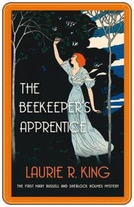 Book cover: “The Beekeeper’s Apprentice” by Laurie R. King (St Martin’s Press, 1994; reprinted Allison & Busby, 2010)