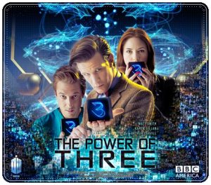 TV poster: “Doctor Who: The Power of Three” by Chris Chibnall; dir. Douglas Mackinnon (BBC, 2012)